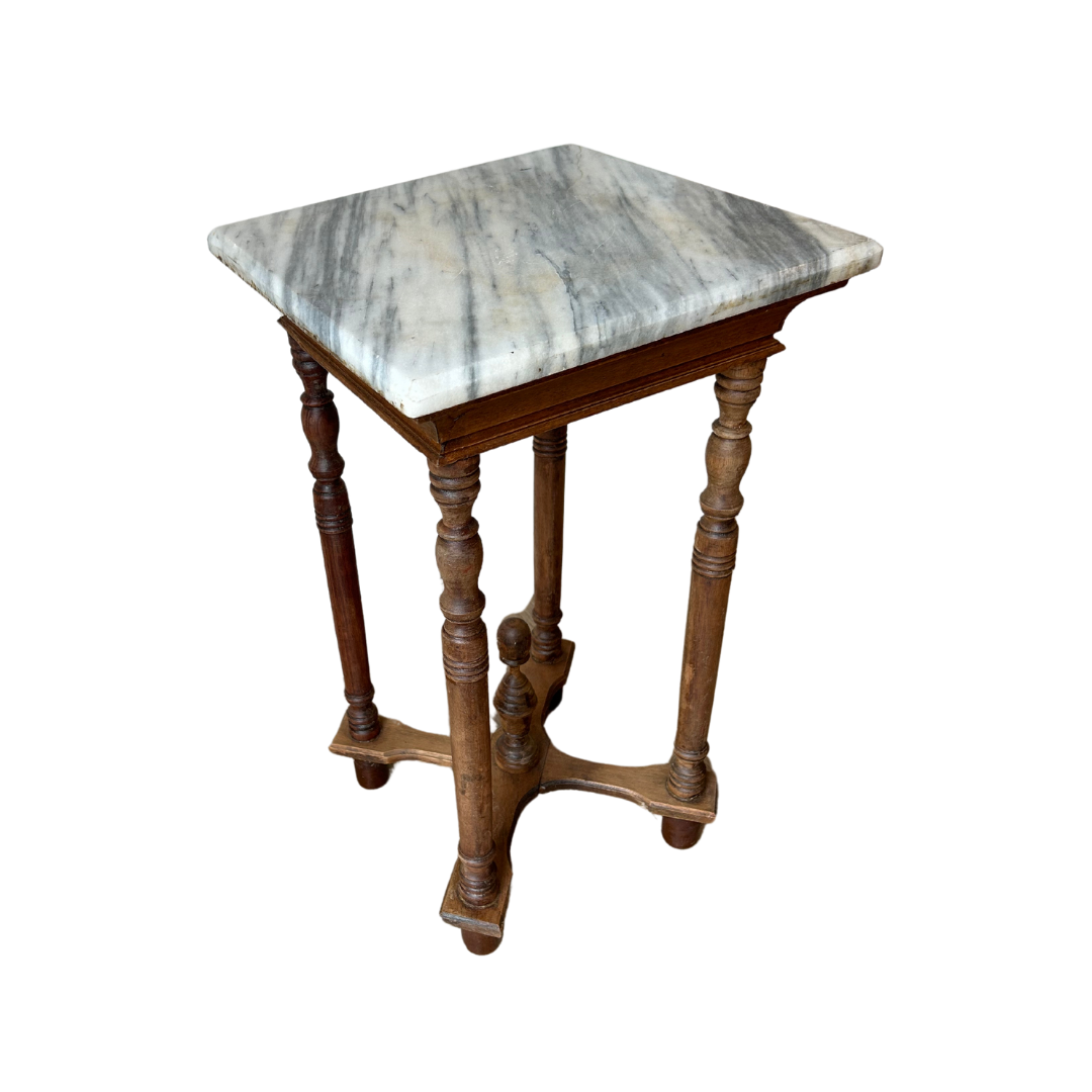 Found Marble Side Table