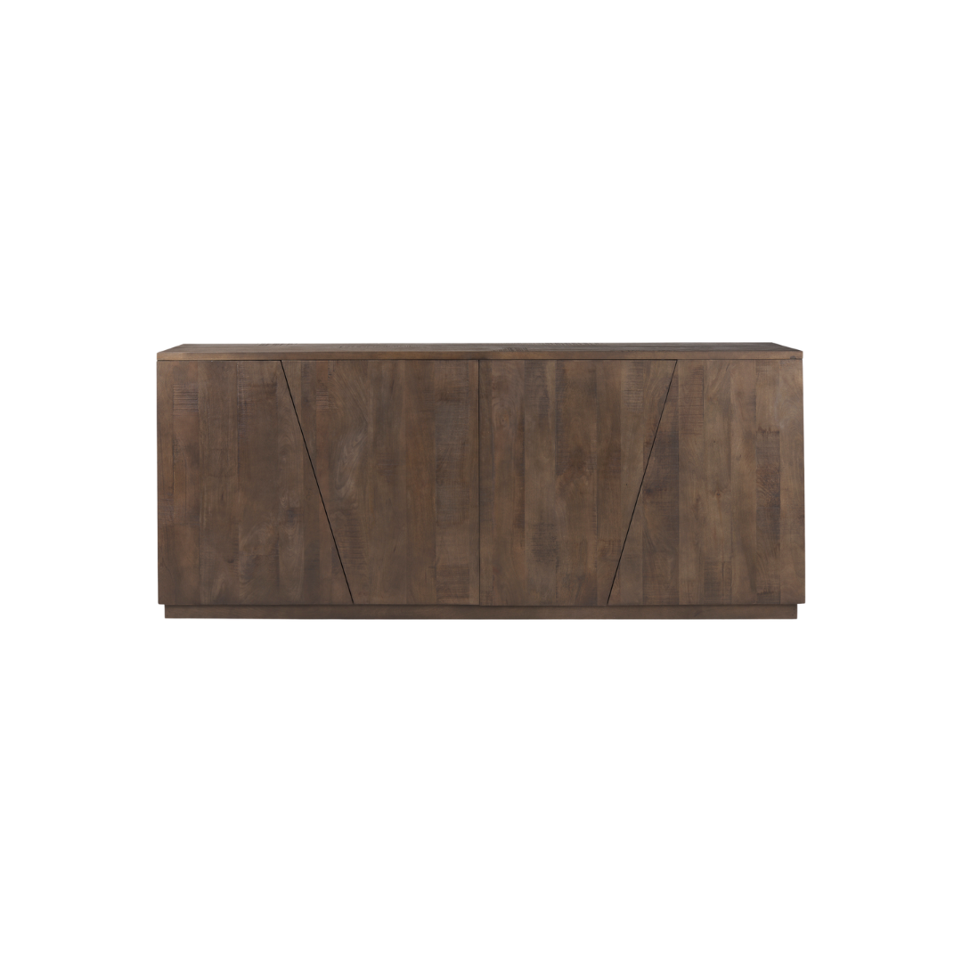 West Wooden Angular Sideboard