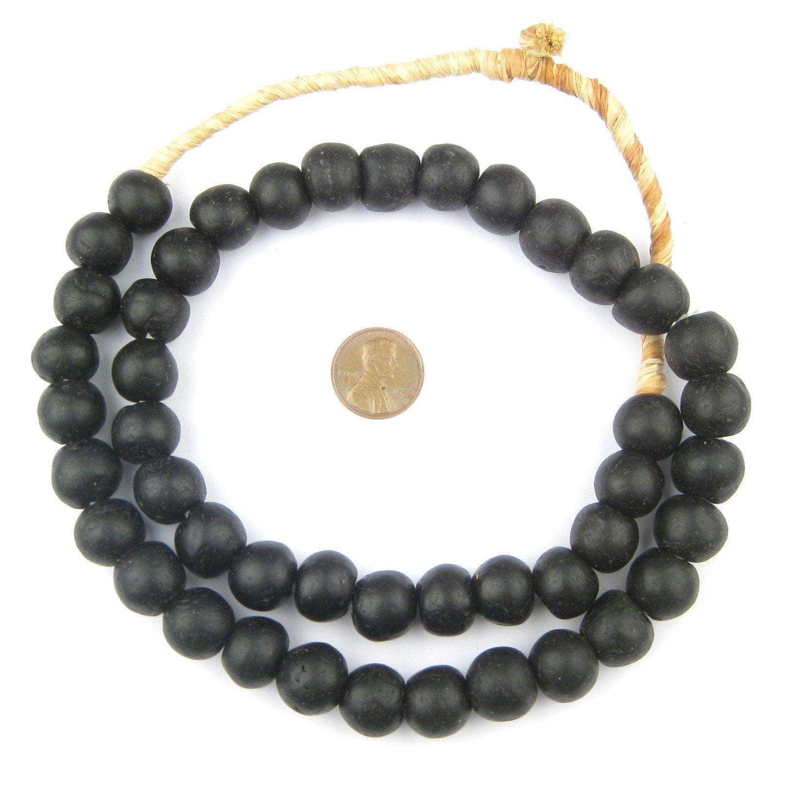 Opaque Black Beads