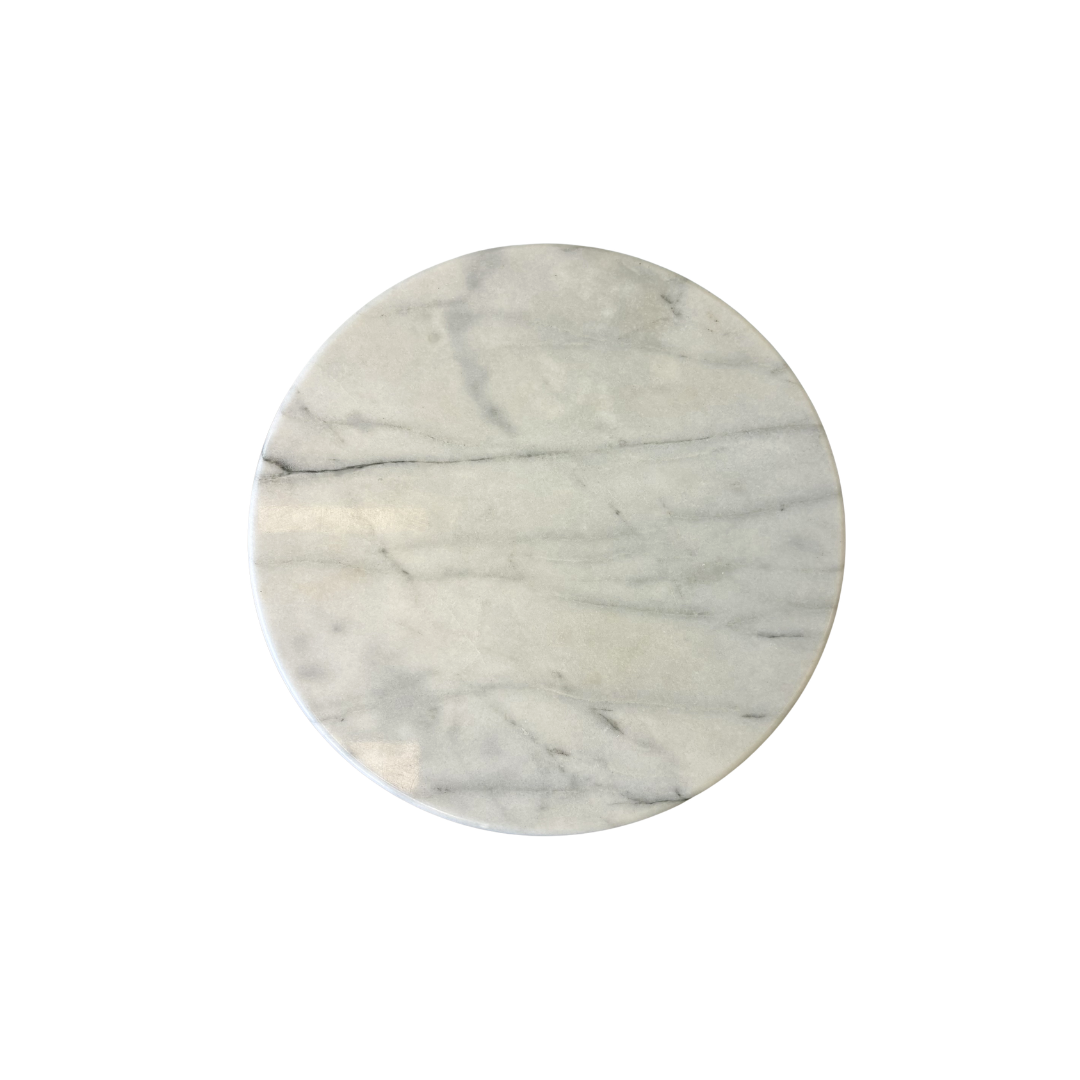 Found Victorian Light Marble Pedestal