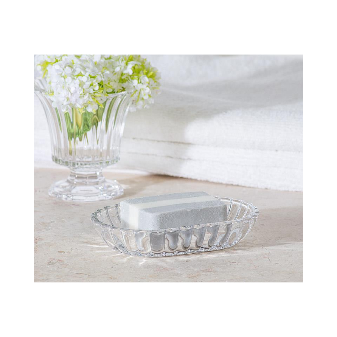 Oval Optic Flared Soap Dish