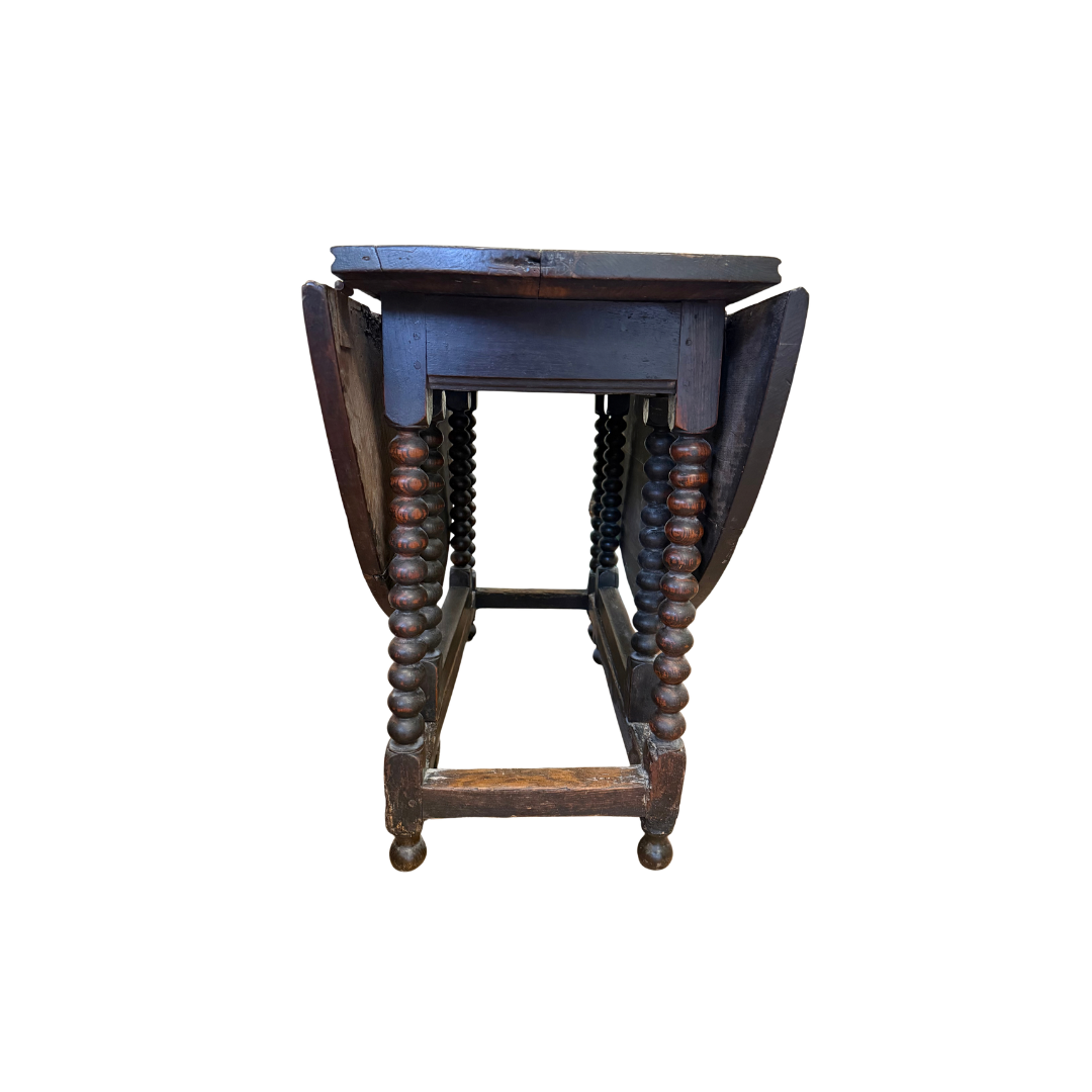 Found Drop Leaf Wood Table