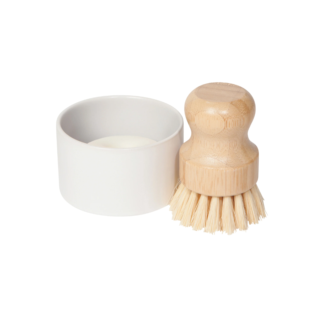 Dish Brush and Soap Set