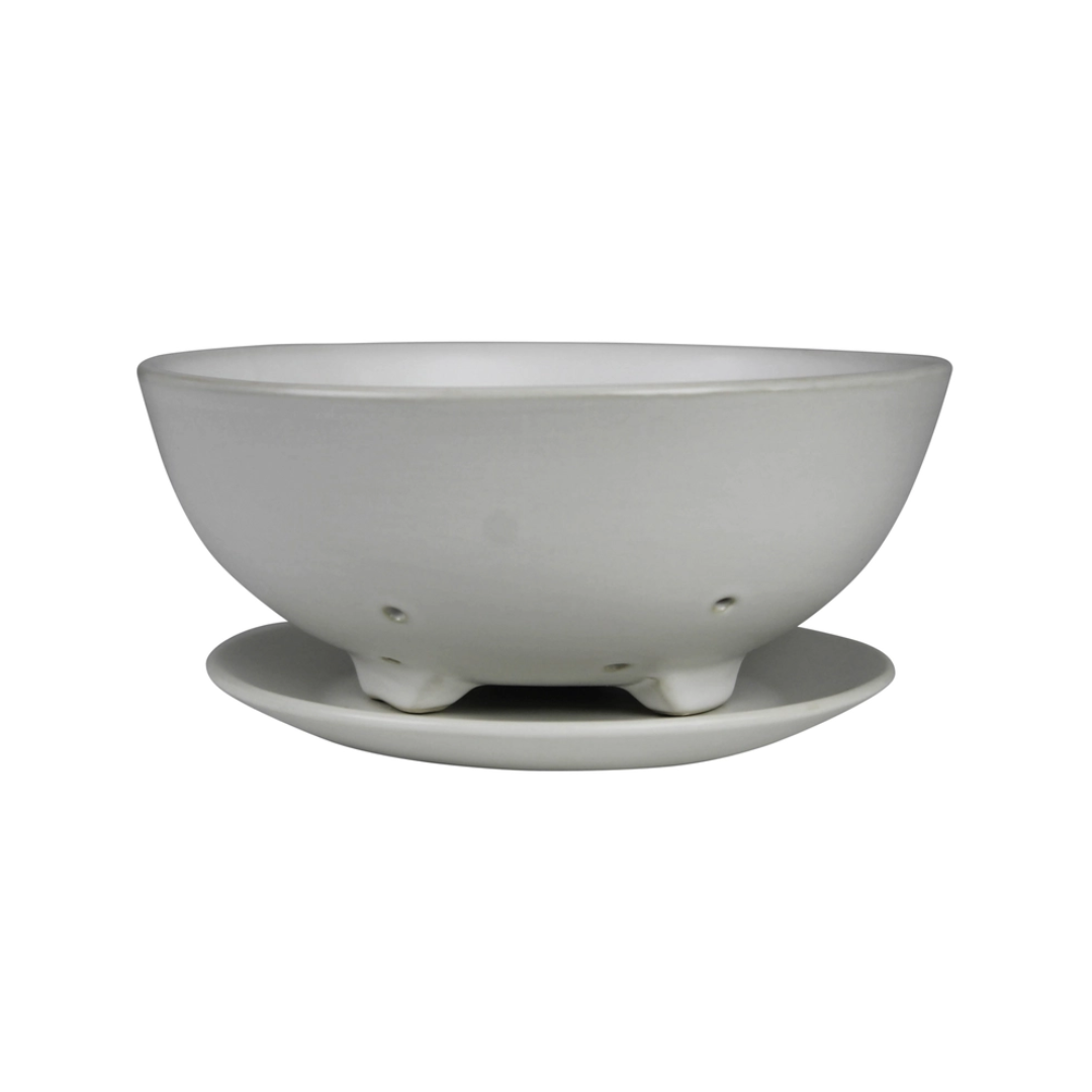 Drift Berry Bowl with Saucer