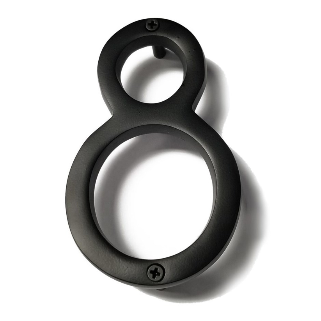 Modern Black House Numbers