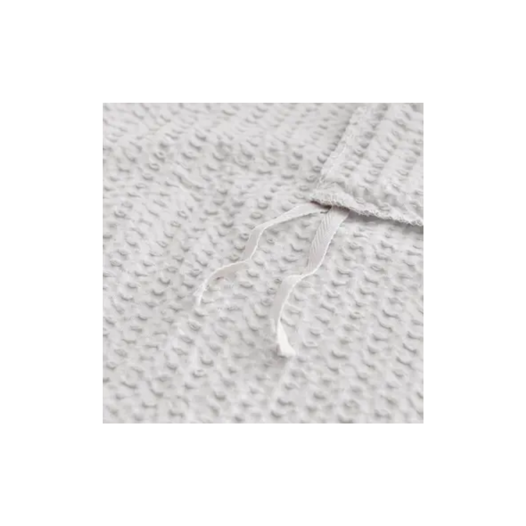 Cloud Waffle White Duvet Set