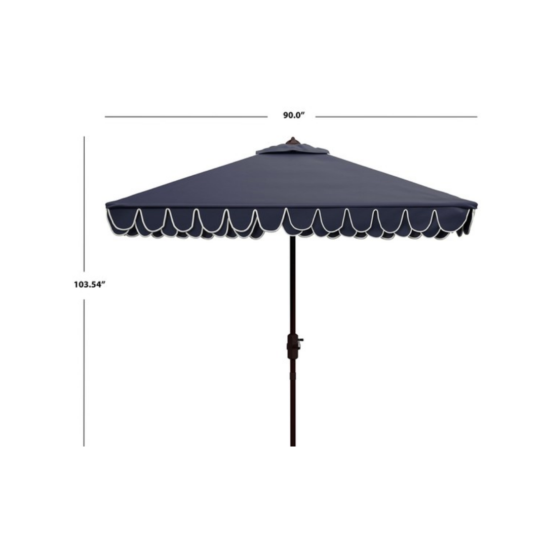 Elegant Valance Outdoor Umbrella - 7.5 FT