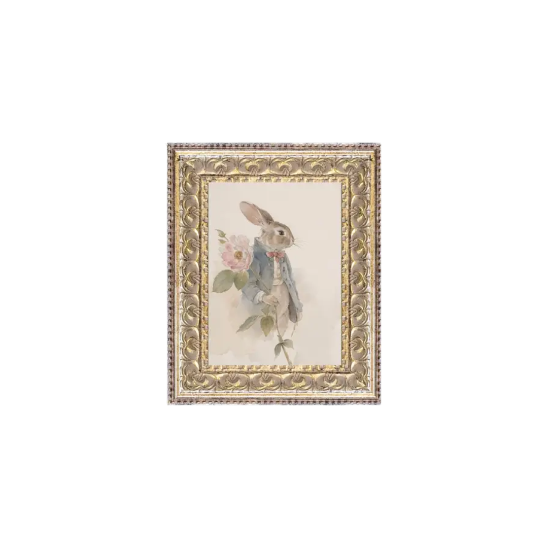 Watercolour Bunny Framed Art