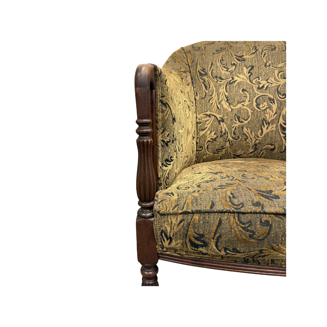 Found Sheraton Style Settee &amp; Armchair Set