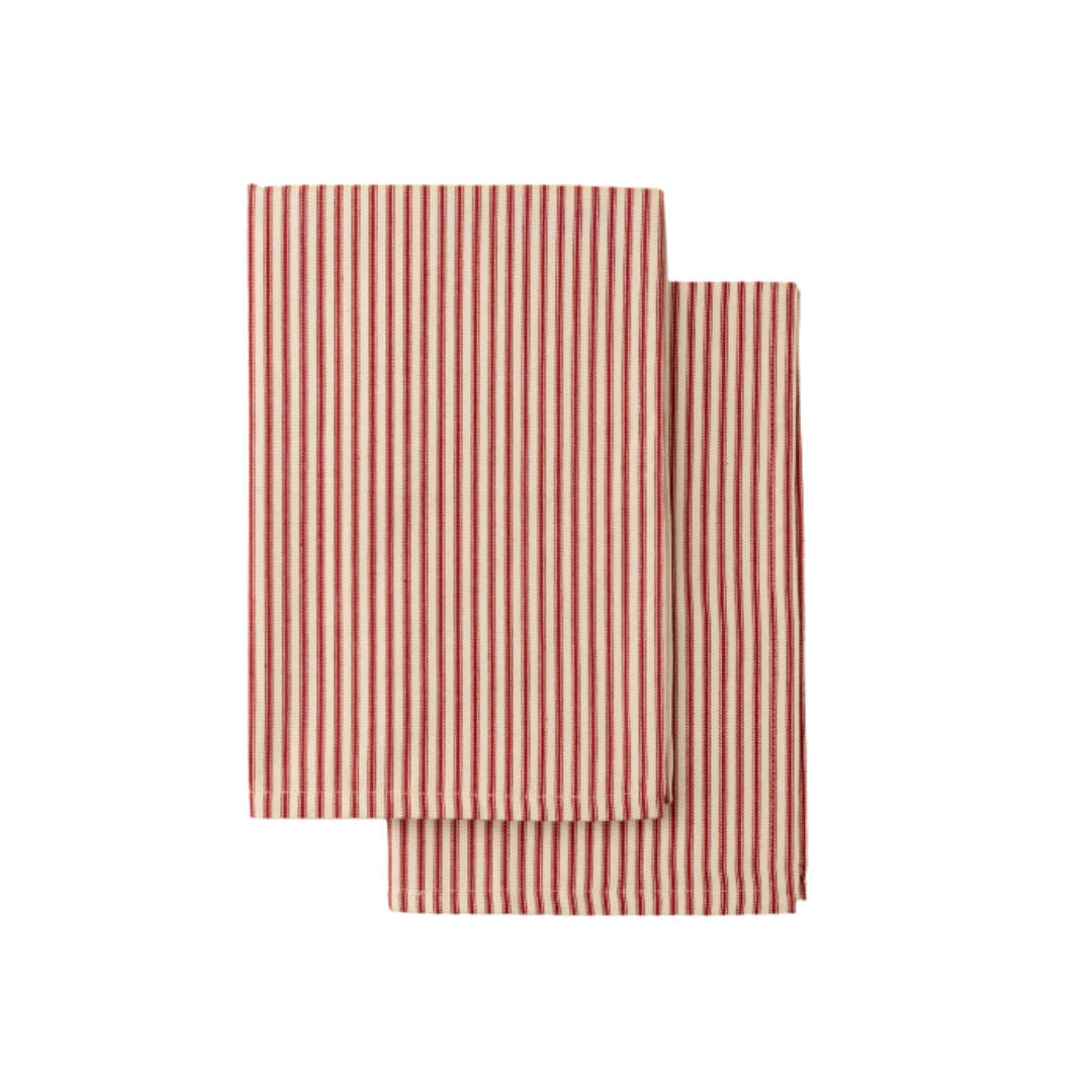 Red Ticking Kitchen Collection