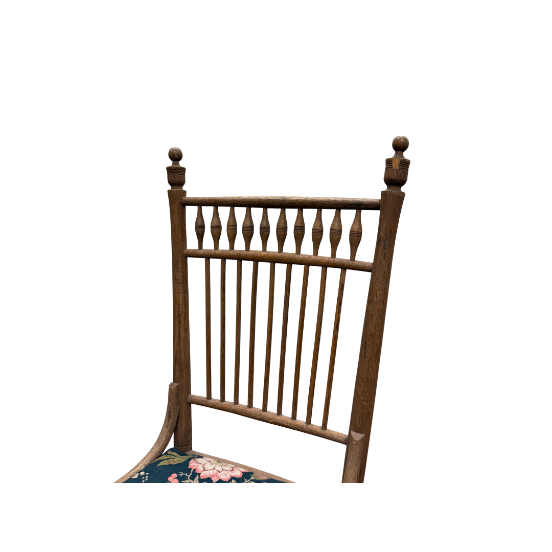 Found Spindle Dining Chair with Upholstered Seat