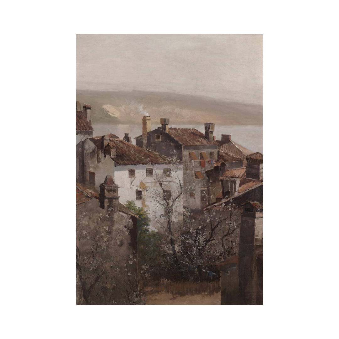 European Cityscape Print