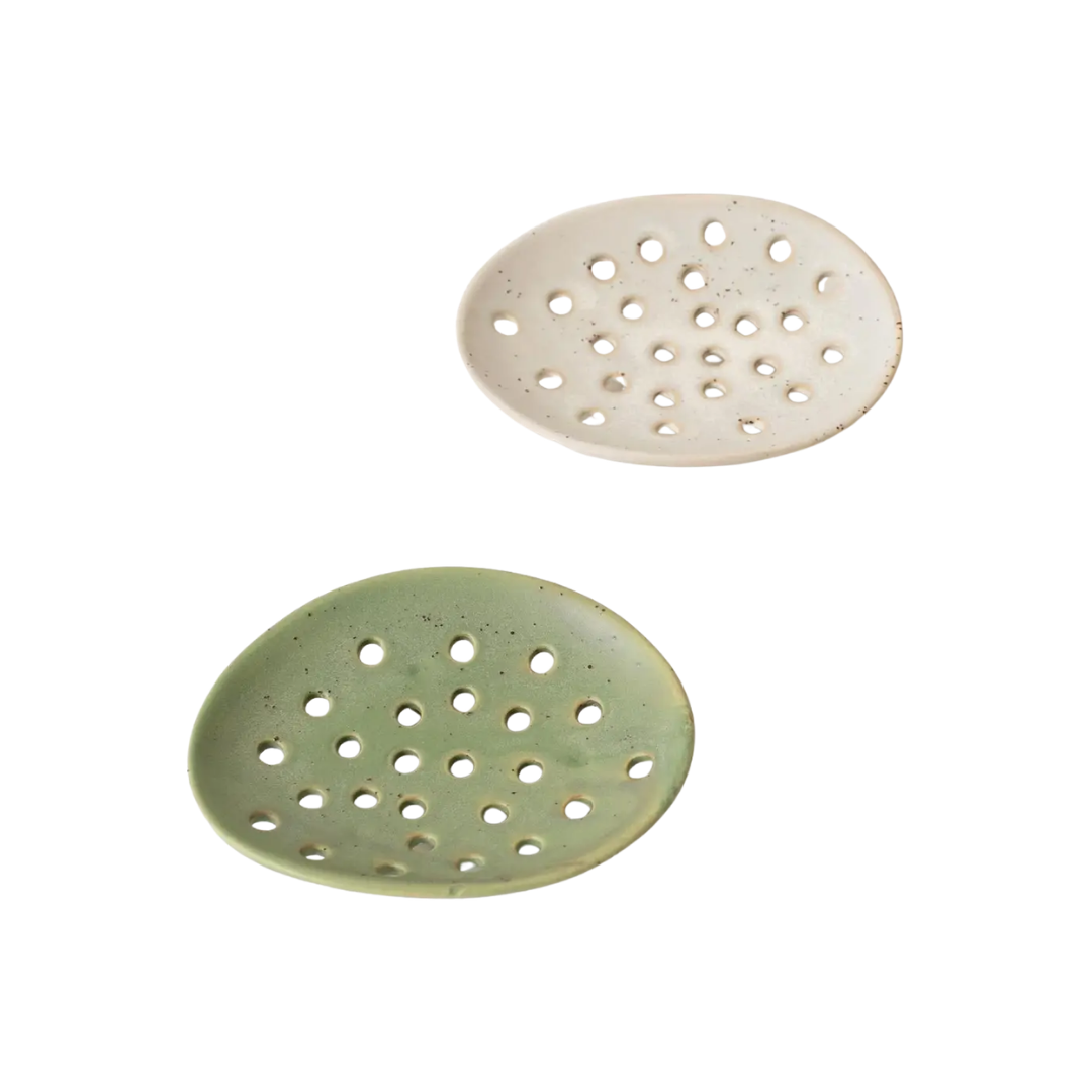 Reactive Glaze Soap Dishes