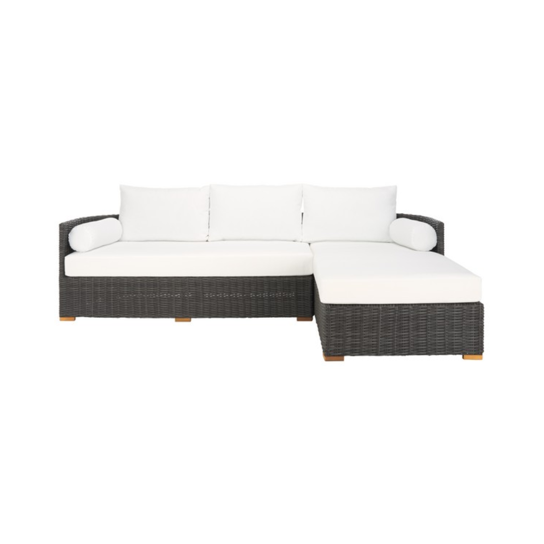 Anguilla Wicker Outdoor Chaise Sectional