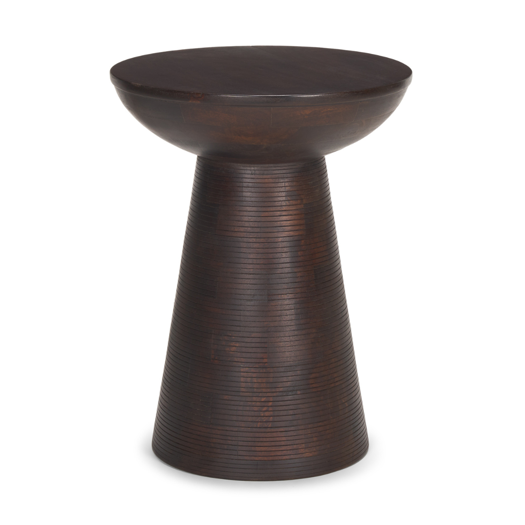 Novell Dark Wood Side Table