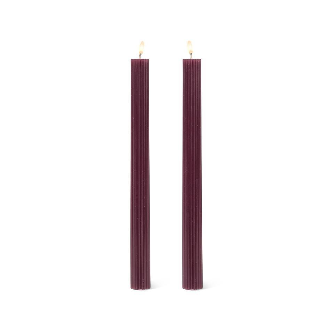Ribbed Taper Candles