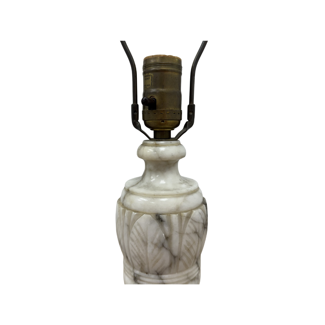 Found Neo-classical Alabaster Table Lamp