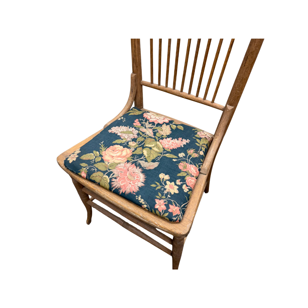 Found Spindle Dining Chair with Upholstered Seat