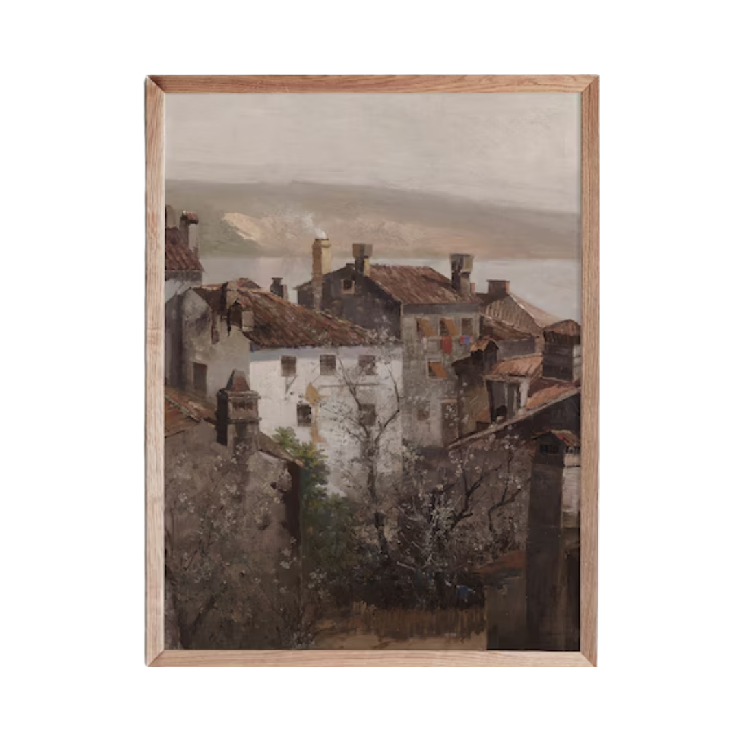 European Cityscape Print