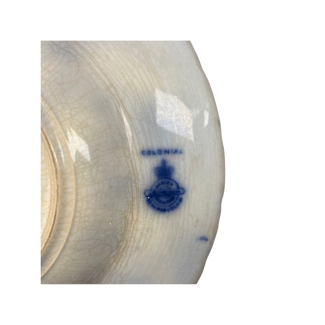 Found J. &amp; G. Meakin Colonial Flow Blue Plate