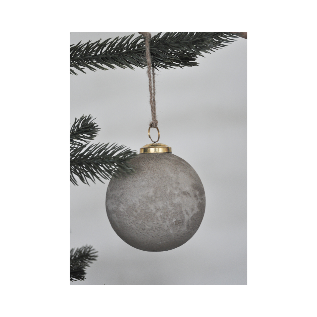 4&quot; Recycled Glass Ball Ornament
