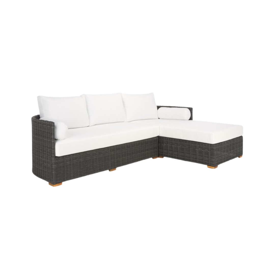 Anguilla Wicker Outdoor Chaise Sectional