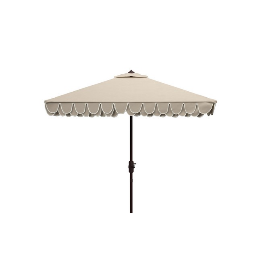 Elegant Valance Outdoor Umbrella - 7.5 FT