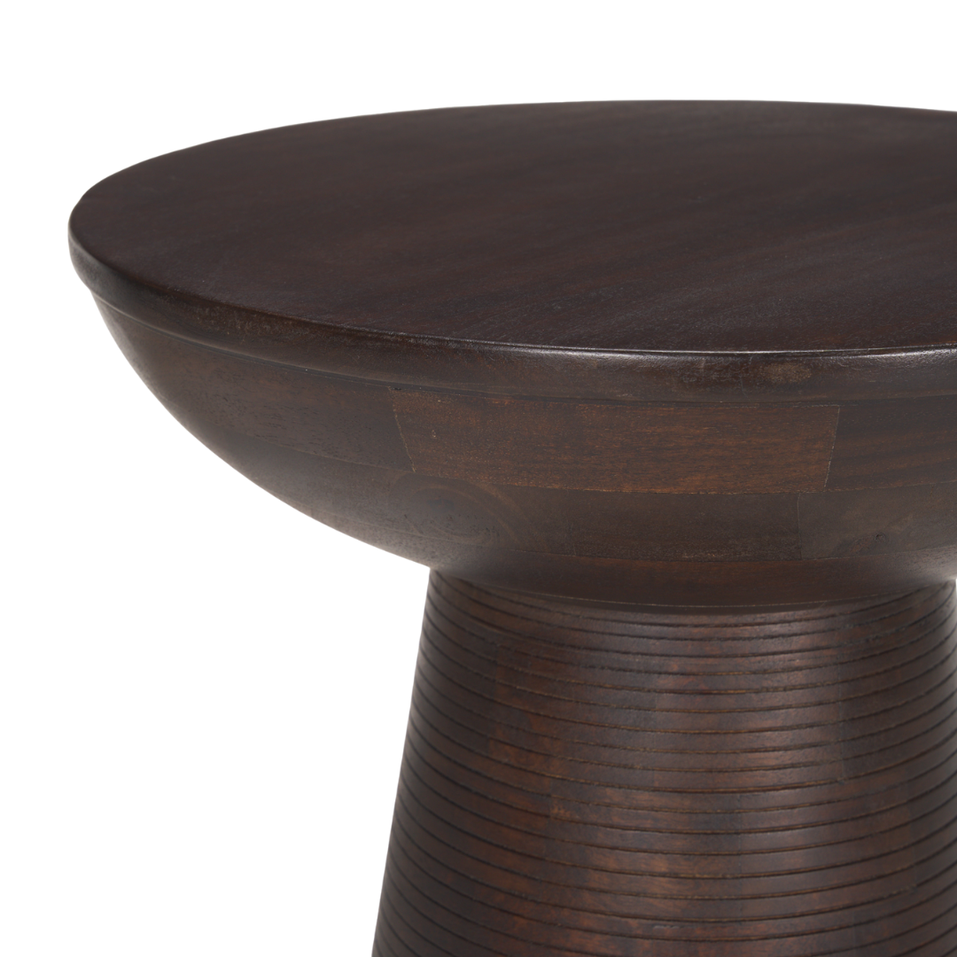 Novell Dark Wood Side Table