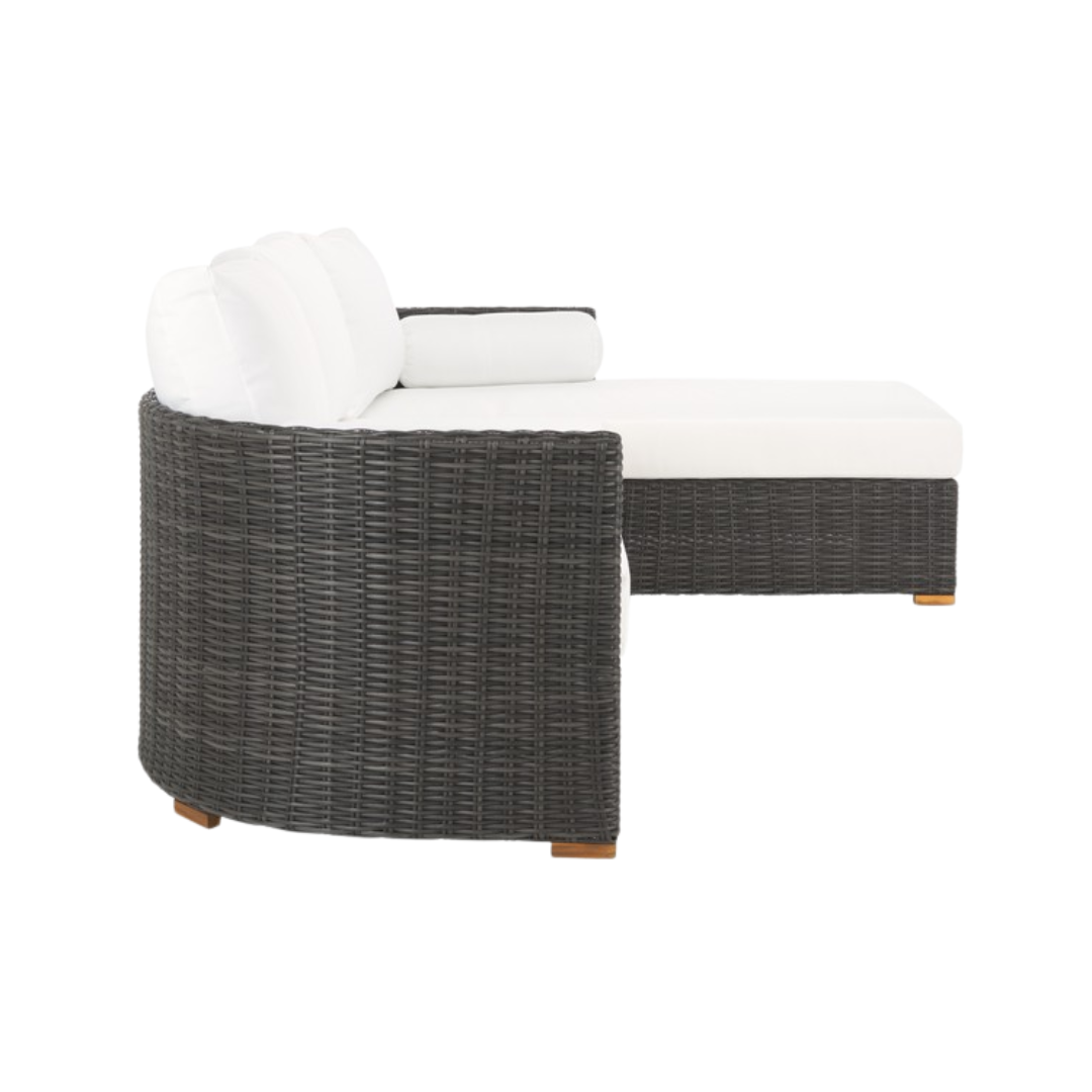 Anguilla Wicker Outdoor Chaise Sectional
