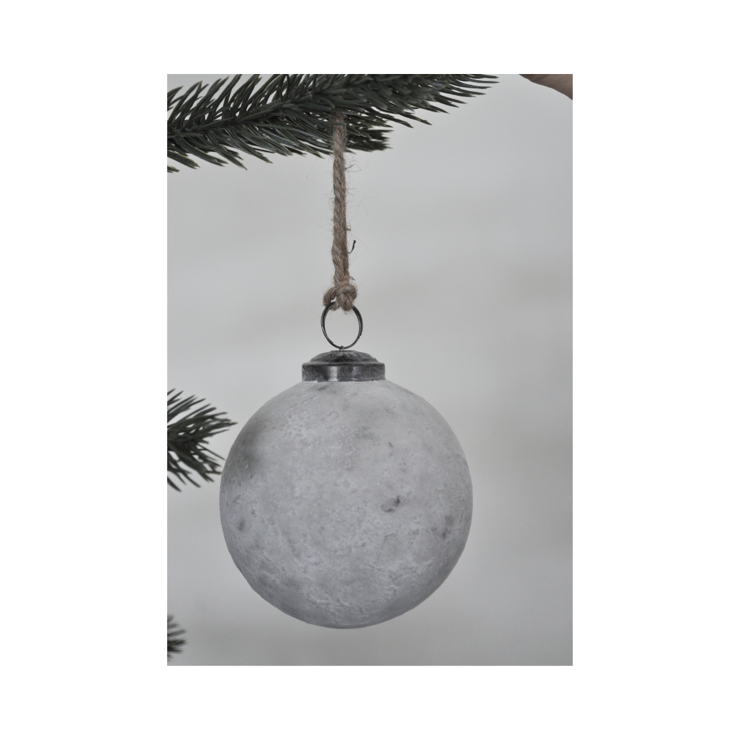 4&quot; Recycled Glass Ball Ornament