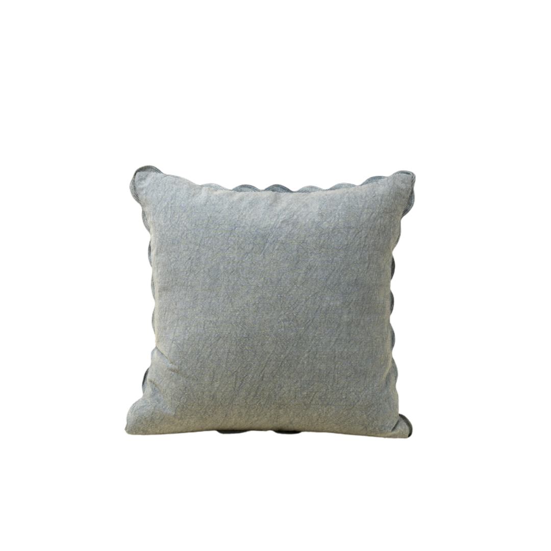 Scalloped Edge Pillow
