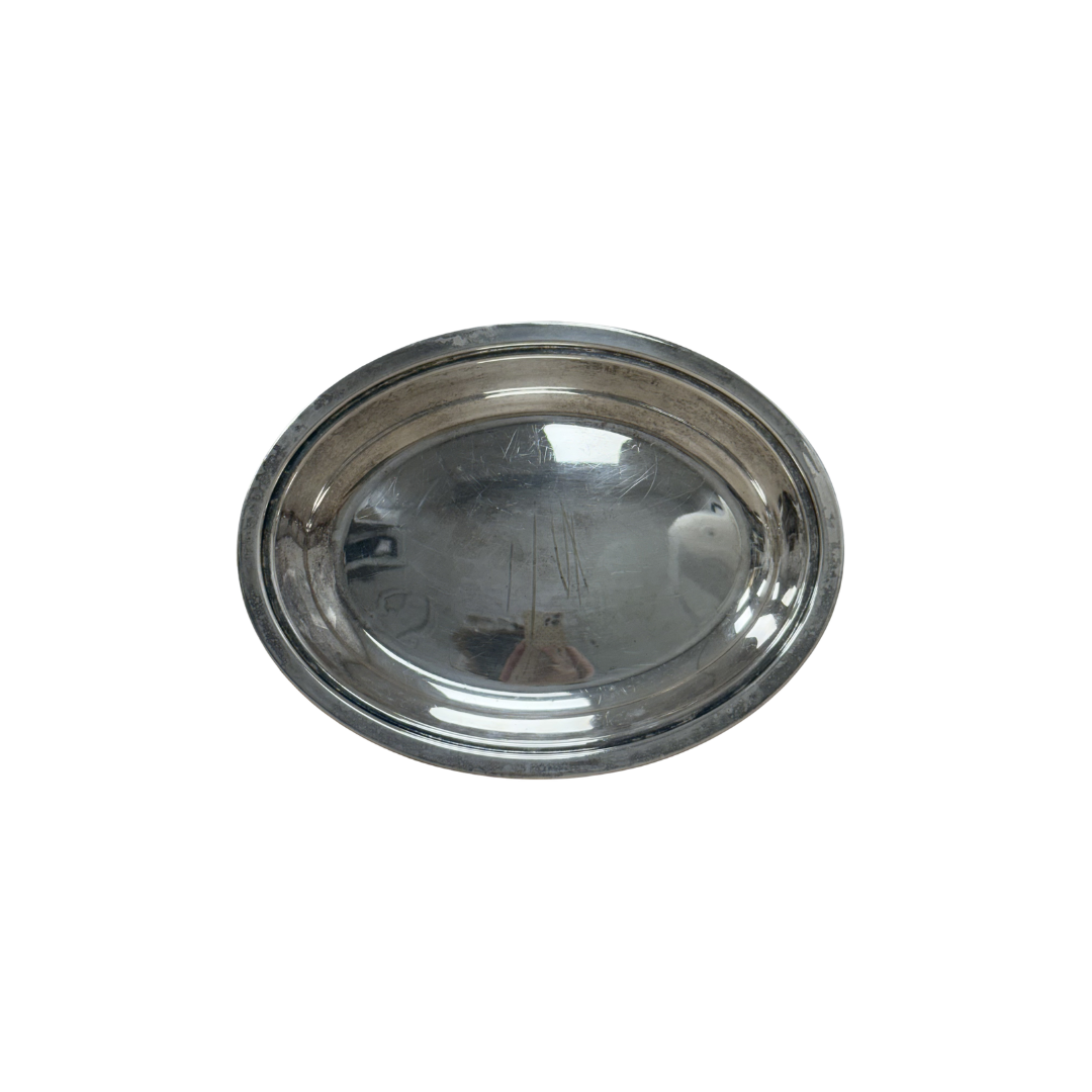 Found English Silver Oval Serving Dish