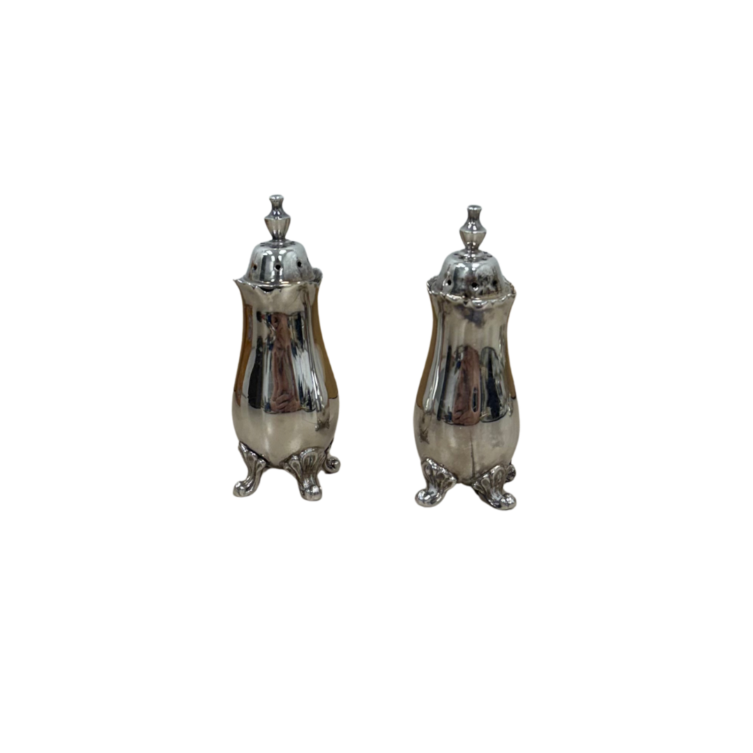 Found S.P Brass Salt & Pepper Shaker Set