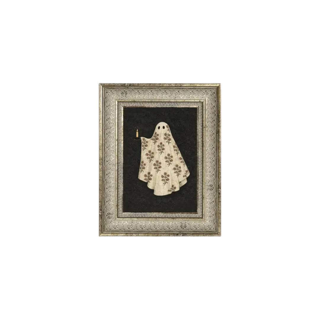 Quilted Ghost Framed Print
