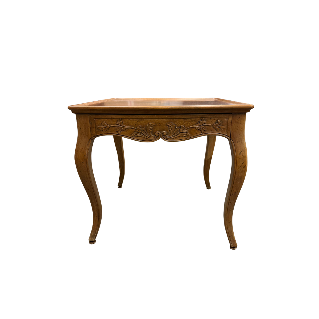 Found Square 1 Drawer Side Table