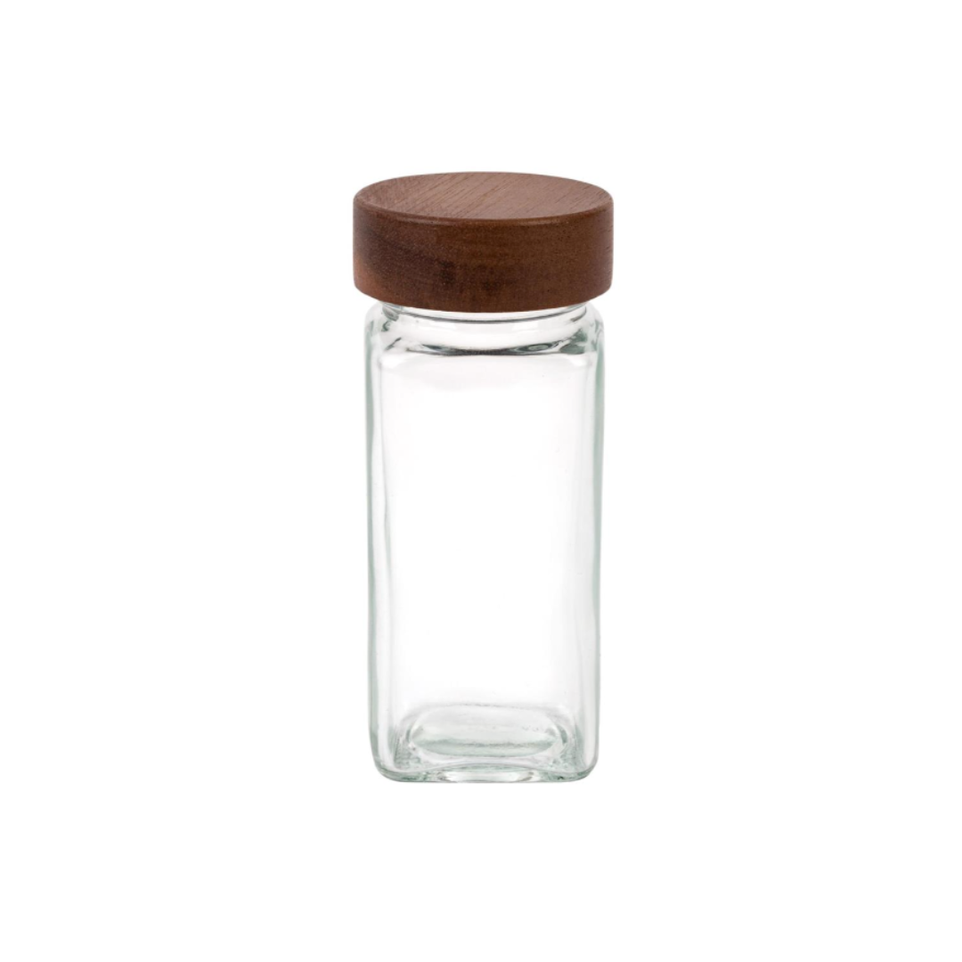 Acacia Glass Spice Shaker