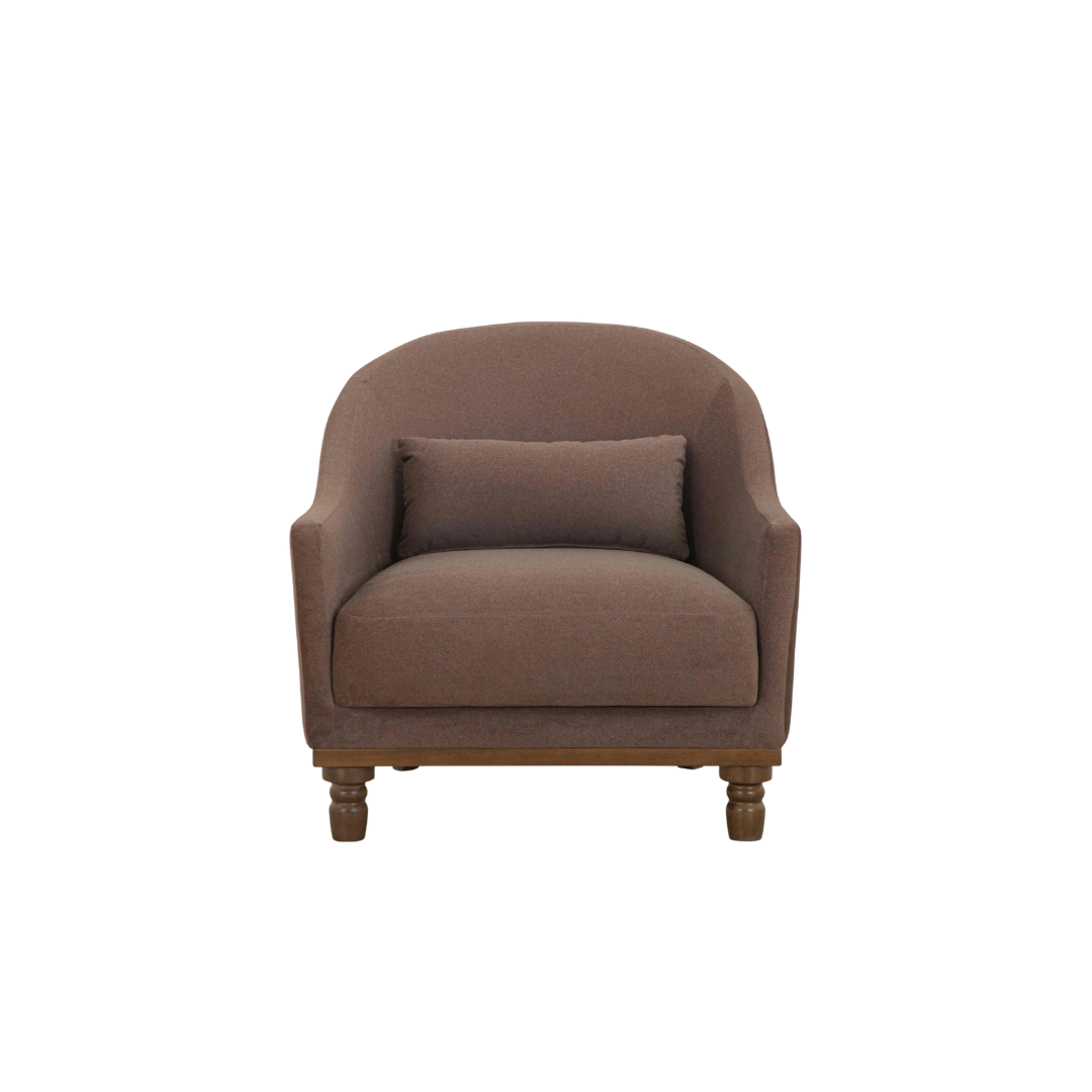 February Accent Chair - Velvet Coffee