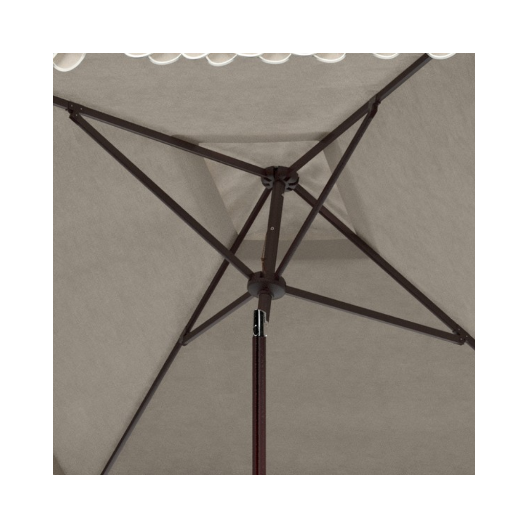 Elegant Valance Outdoor Umbrella - 7.5 FT
