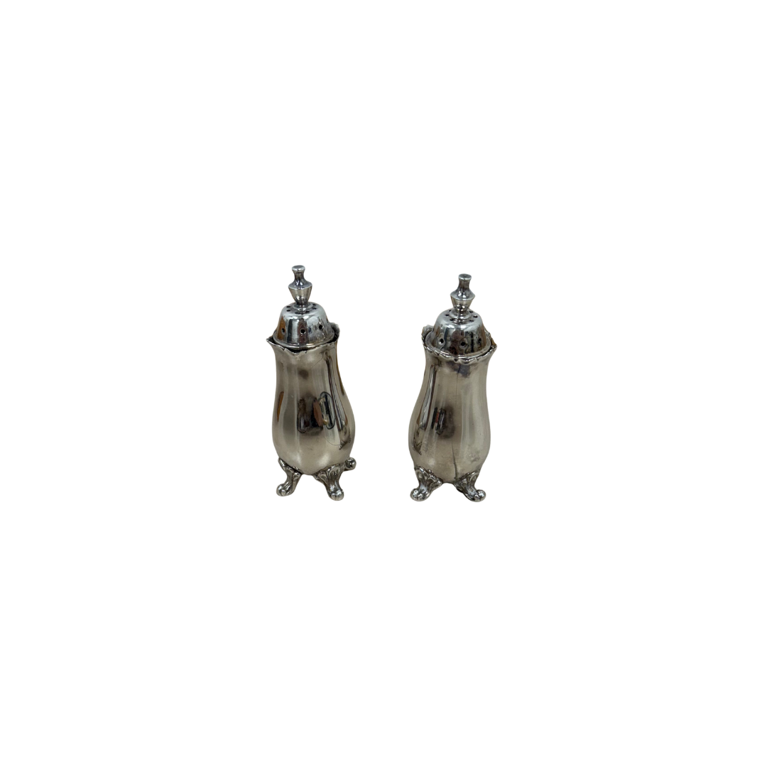 Found S.P Brass Salt & Pepper Shaker Set