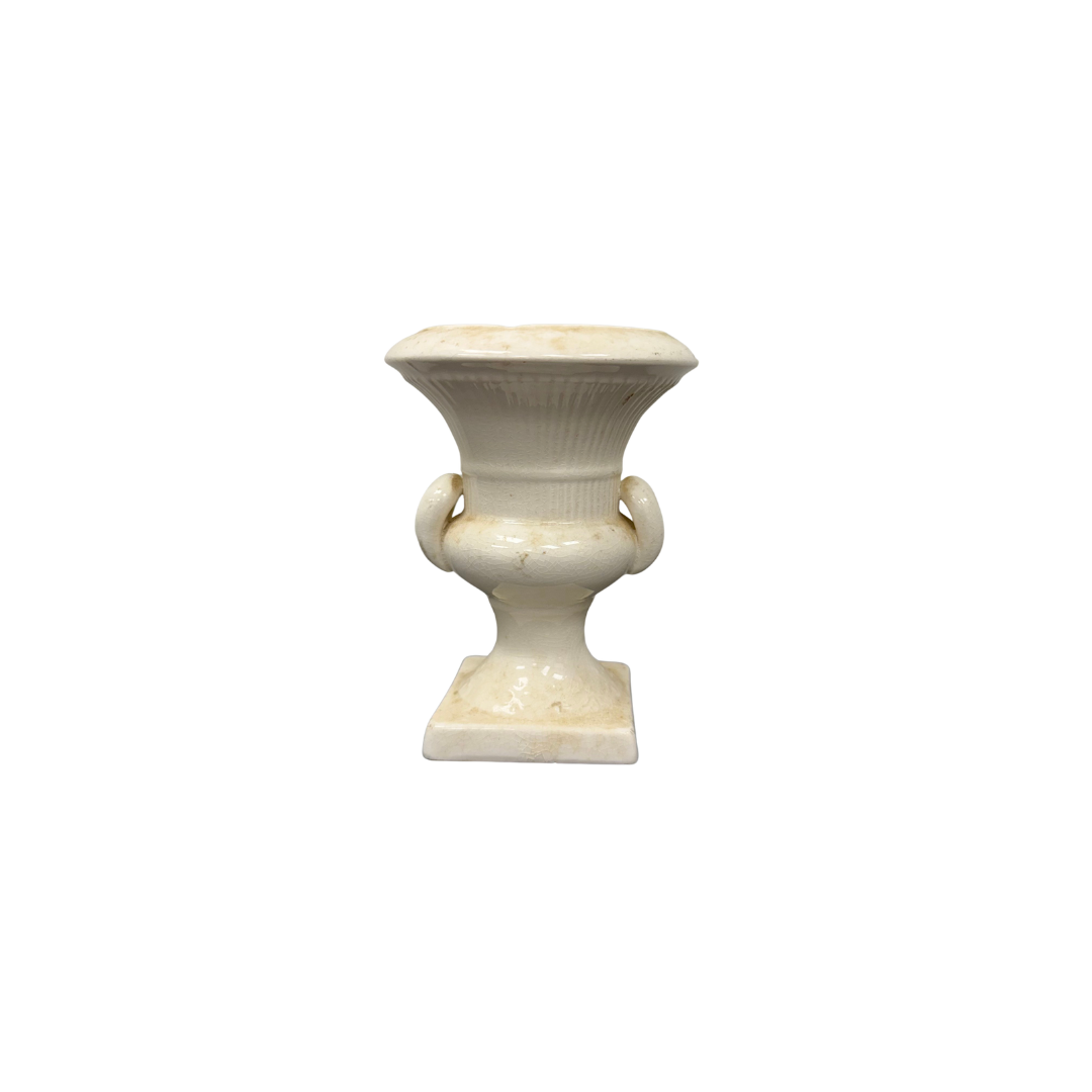 Found Cream Japani Urn