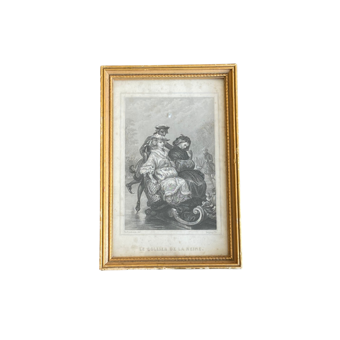 Found Le Collier De La Reine Print