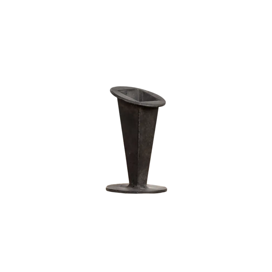 Obsidian Taper Vase
