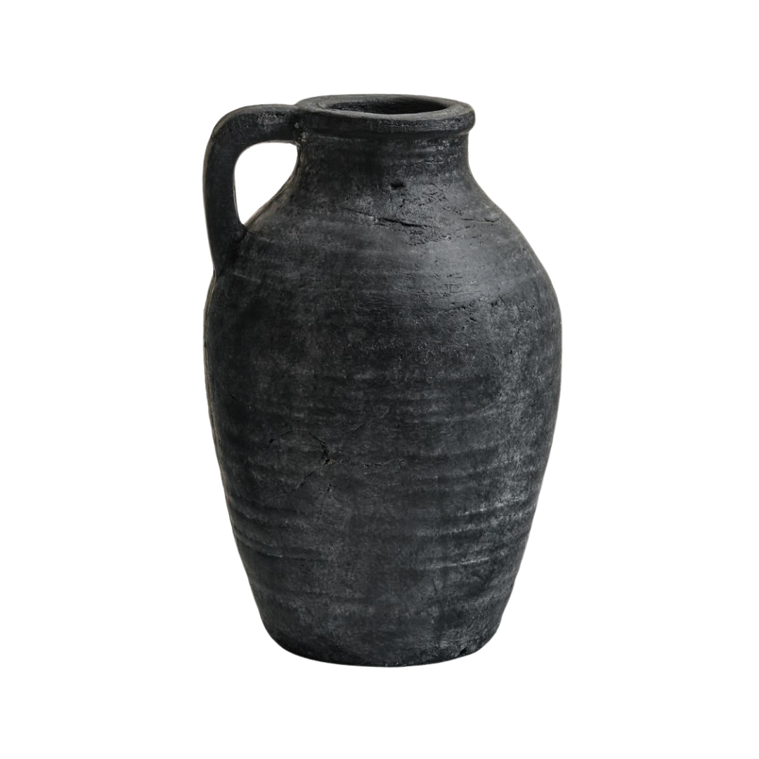 Henry Black Washed Vase