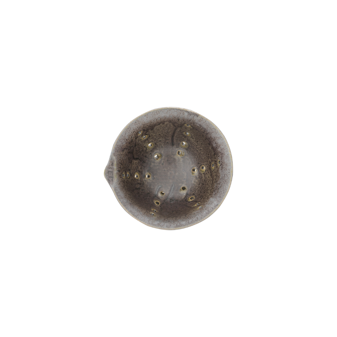 Stoneware Berry Bowl with Glaze