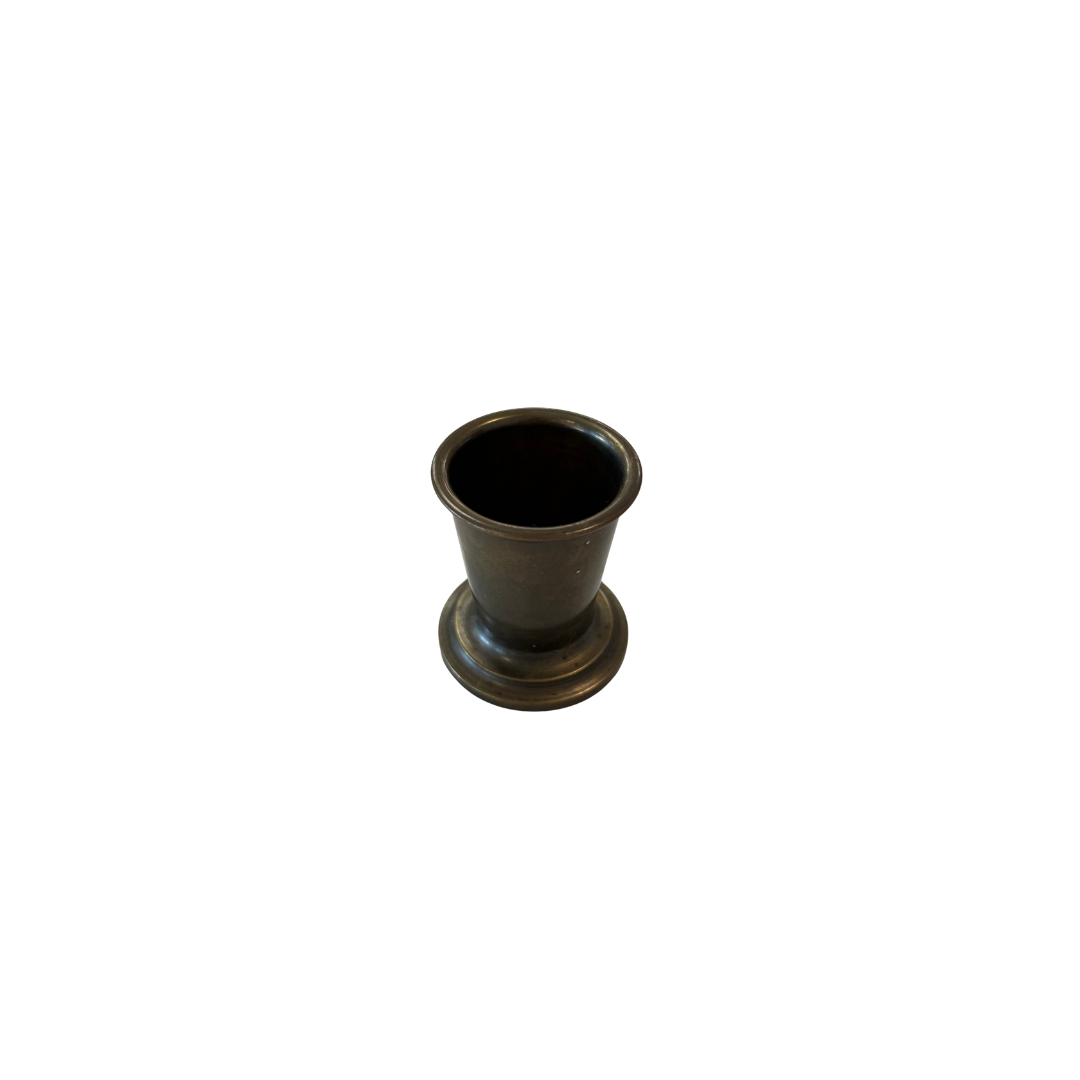 Found Mini Brass Vase