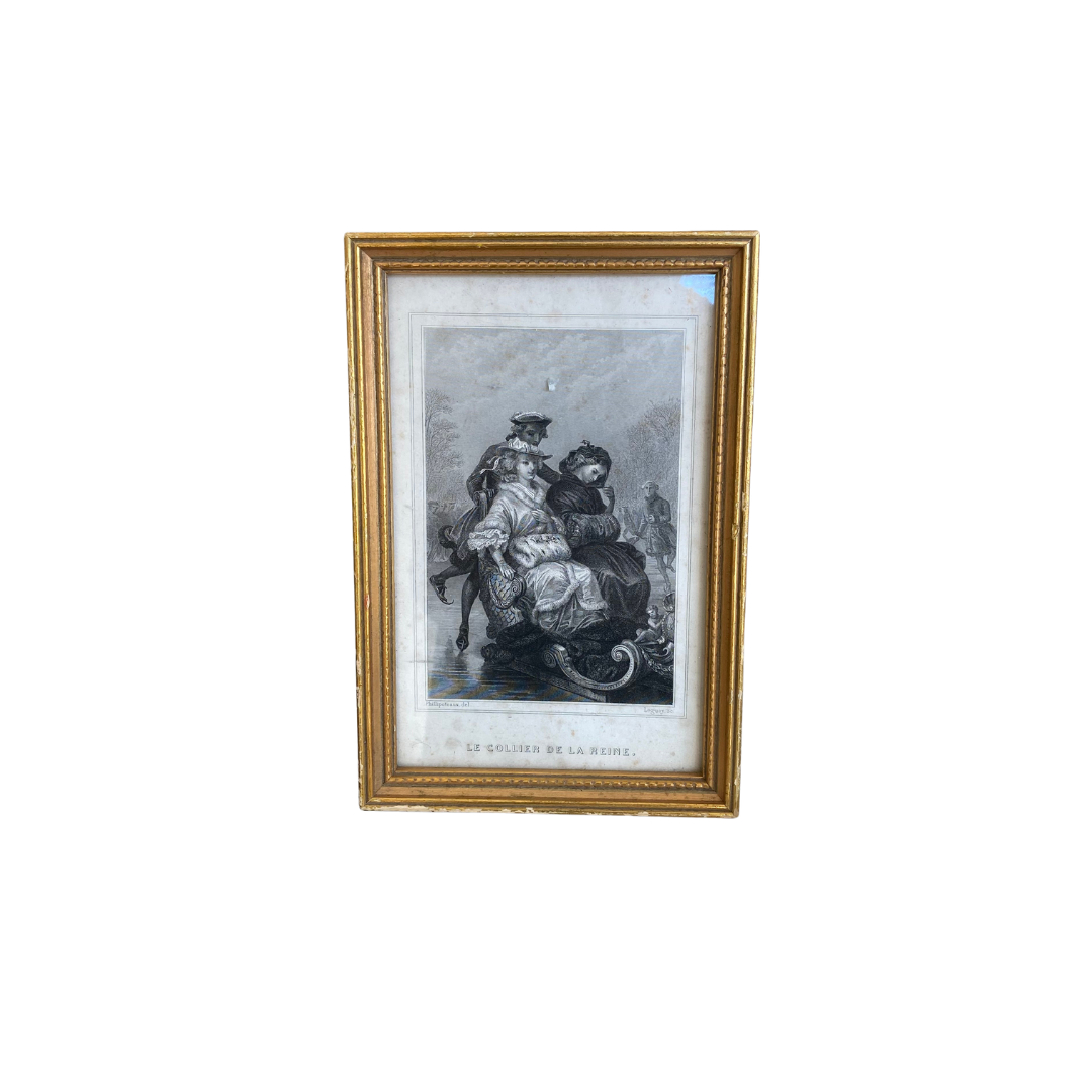 Found Le Collier De La Reine Print