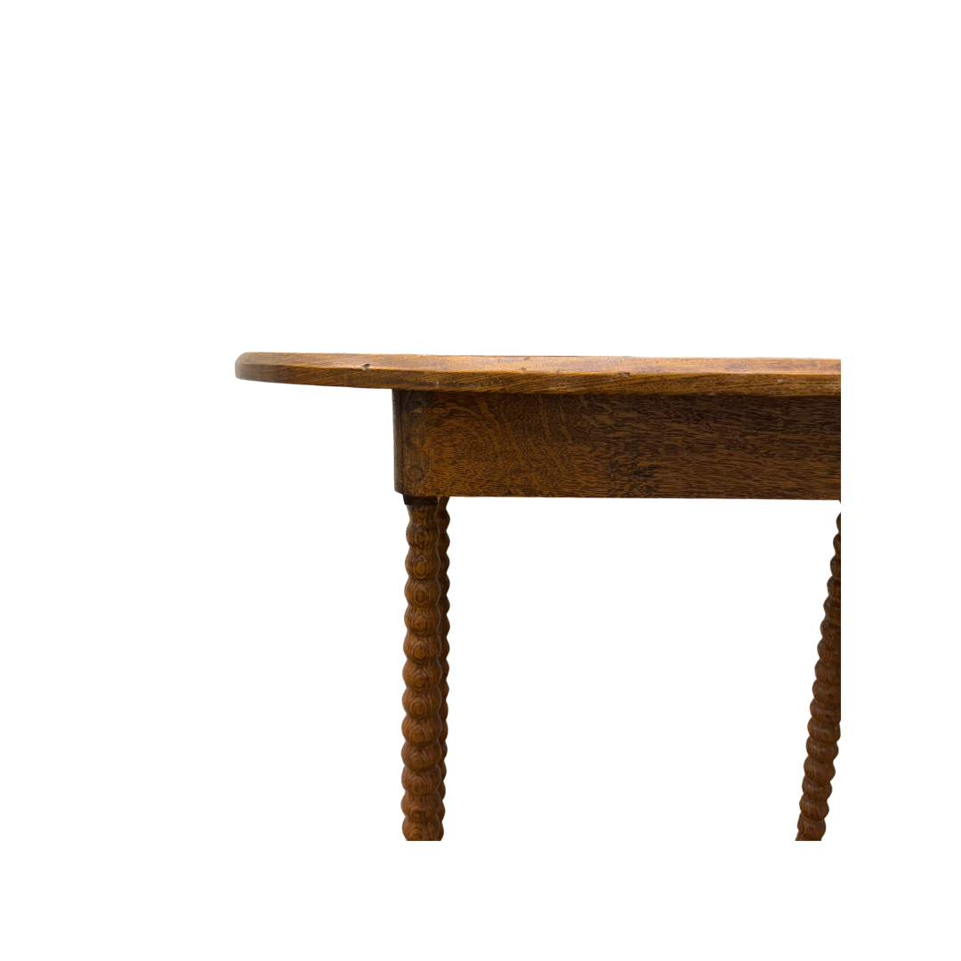 Found Oval Side Table with Drawer