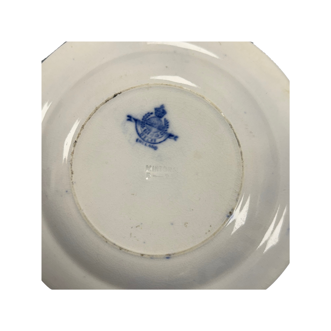 Found Minton Blue Delft Side Plate