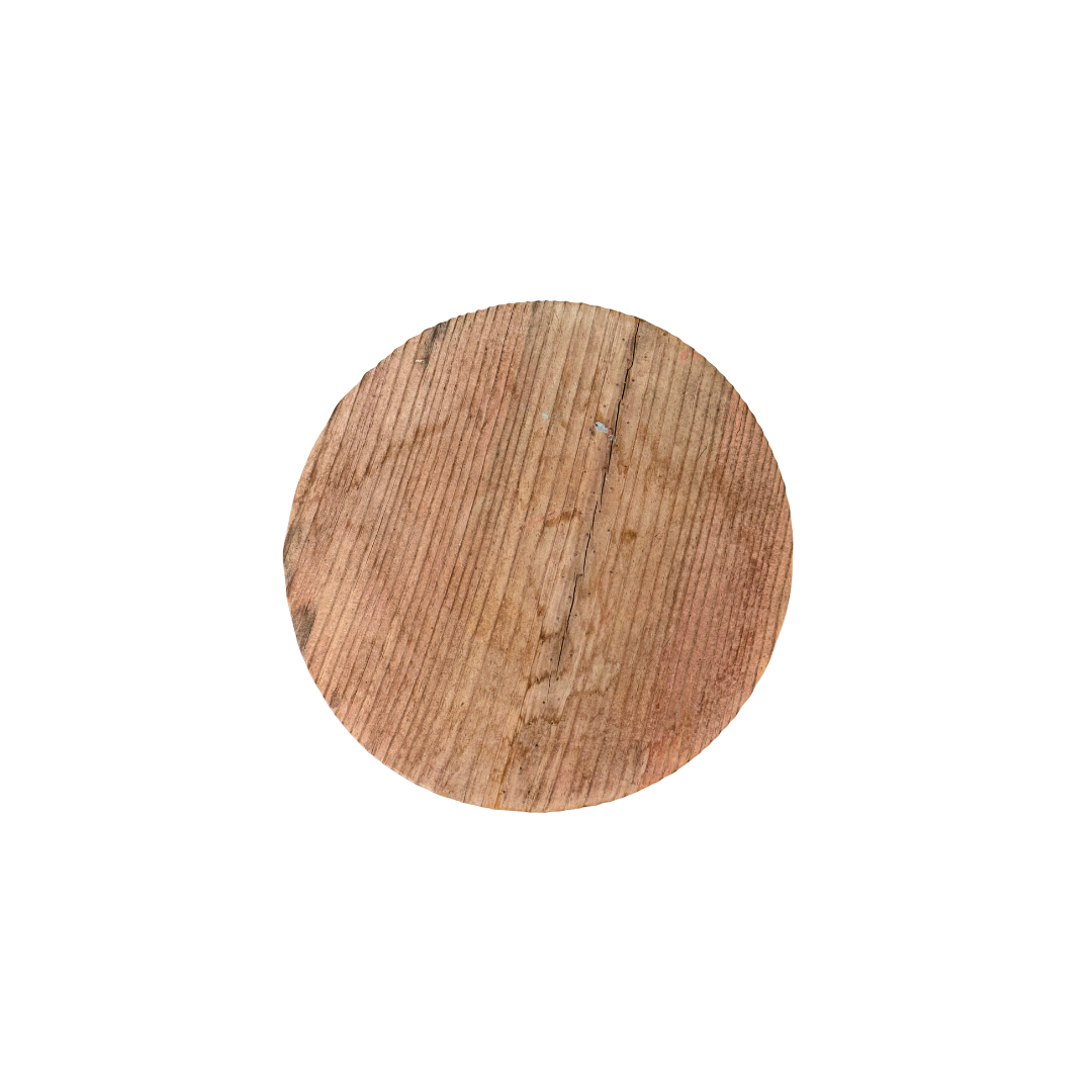 Found Rustic Wooden Three Legged Stool