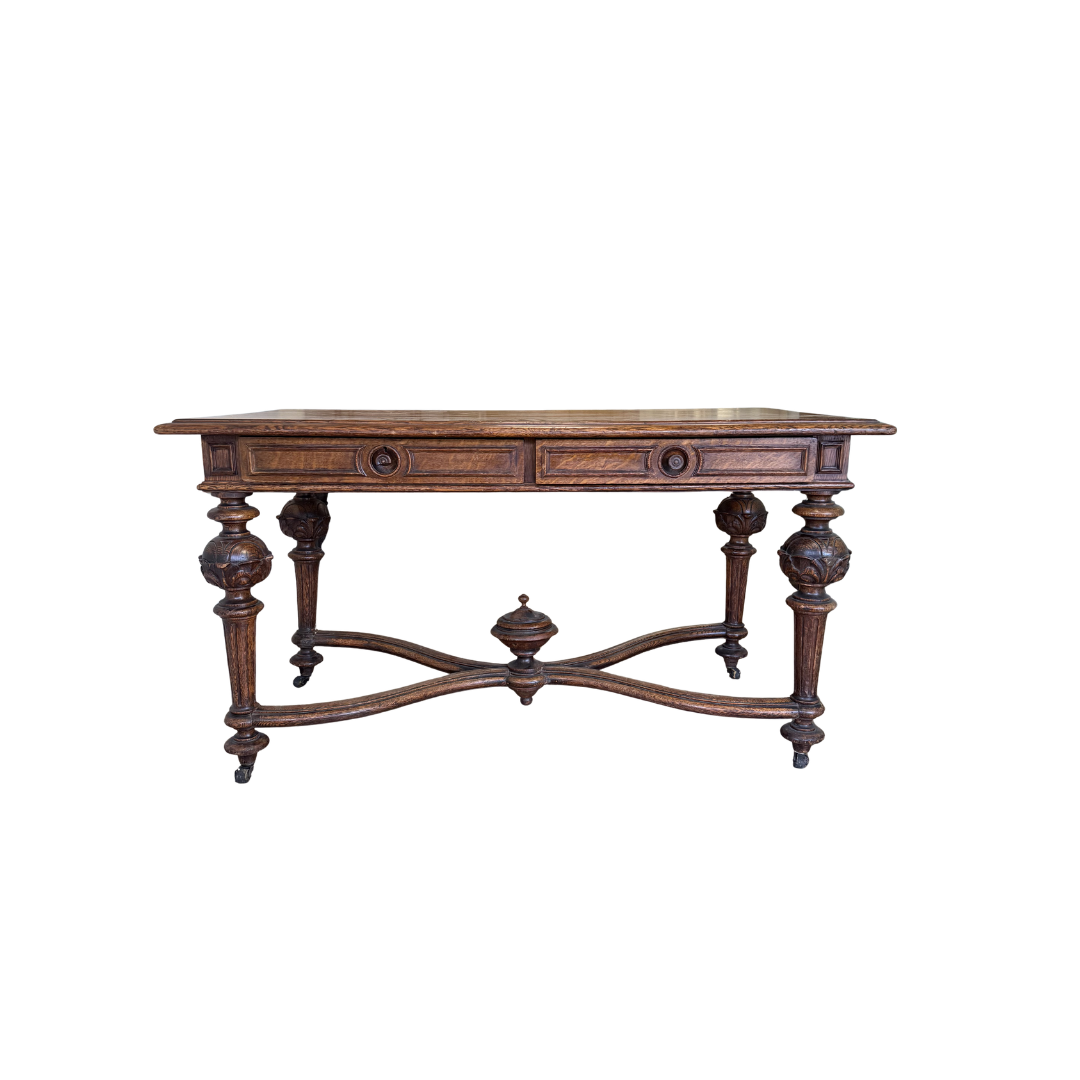 Found Spanish Baroque Library Table